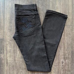 Diesel Women's Black Liv Slim Boot Stretch Jeans (Size 27 x 32)